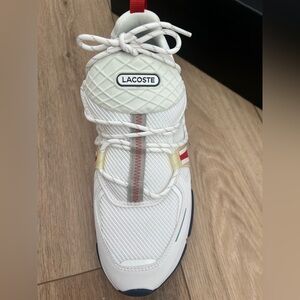 Lacoste sneakers.
